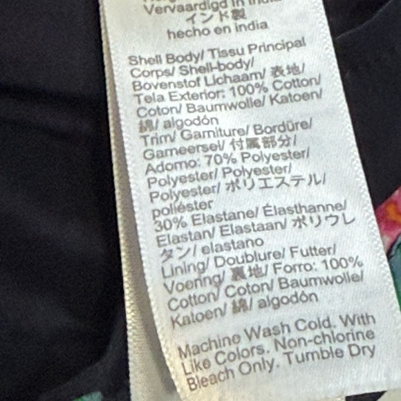 J Crew Floral Smocked Tiered Sleeveless A-Line Midi Dress Boho Navy Pink Size S - Picture 10 of 15